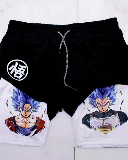 Ssb Goku vs. Ssb Vegeta "Gym shorts"