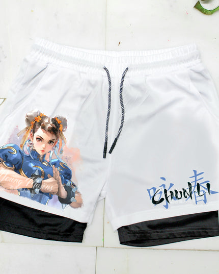 Chun Li "Street Fighter" Gym Shorts