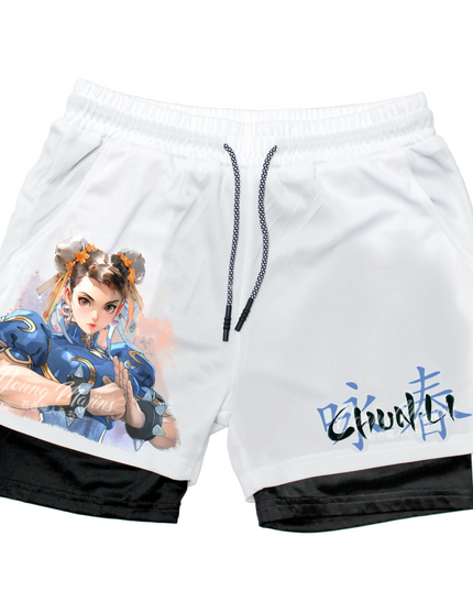 Chun Li "Street Fighter" Gym Shorts