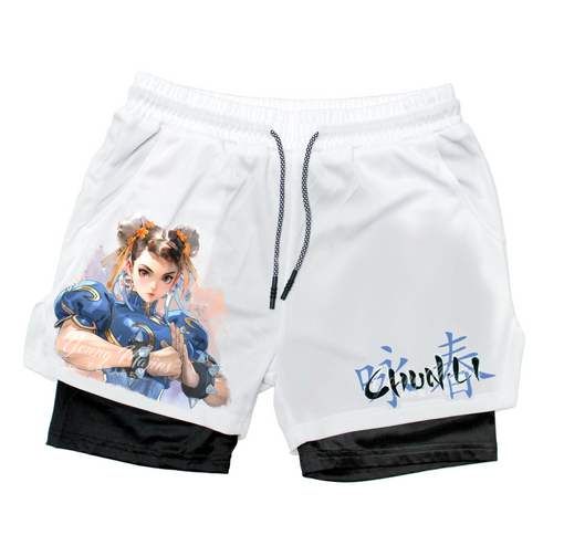 Chun Li "Street Fighter" Gym Shorts