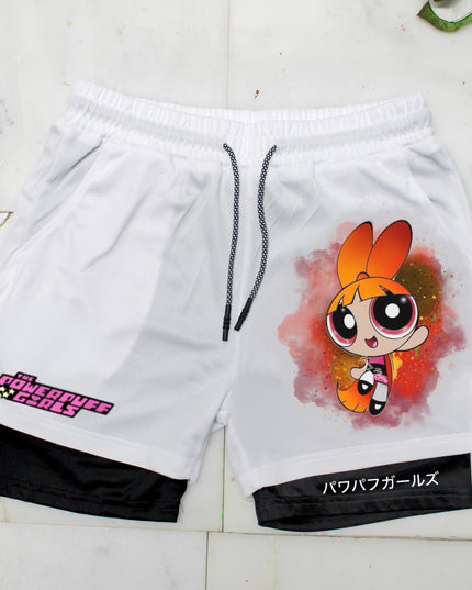 Blossom "PowerPuff" Gym Shorts