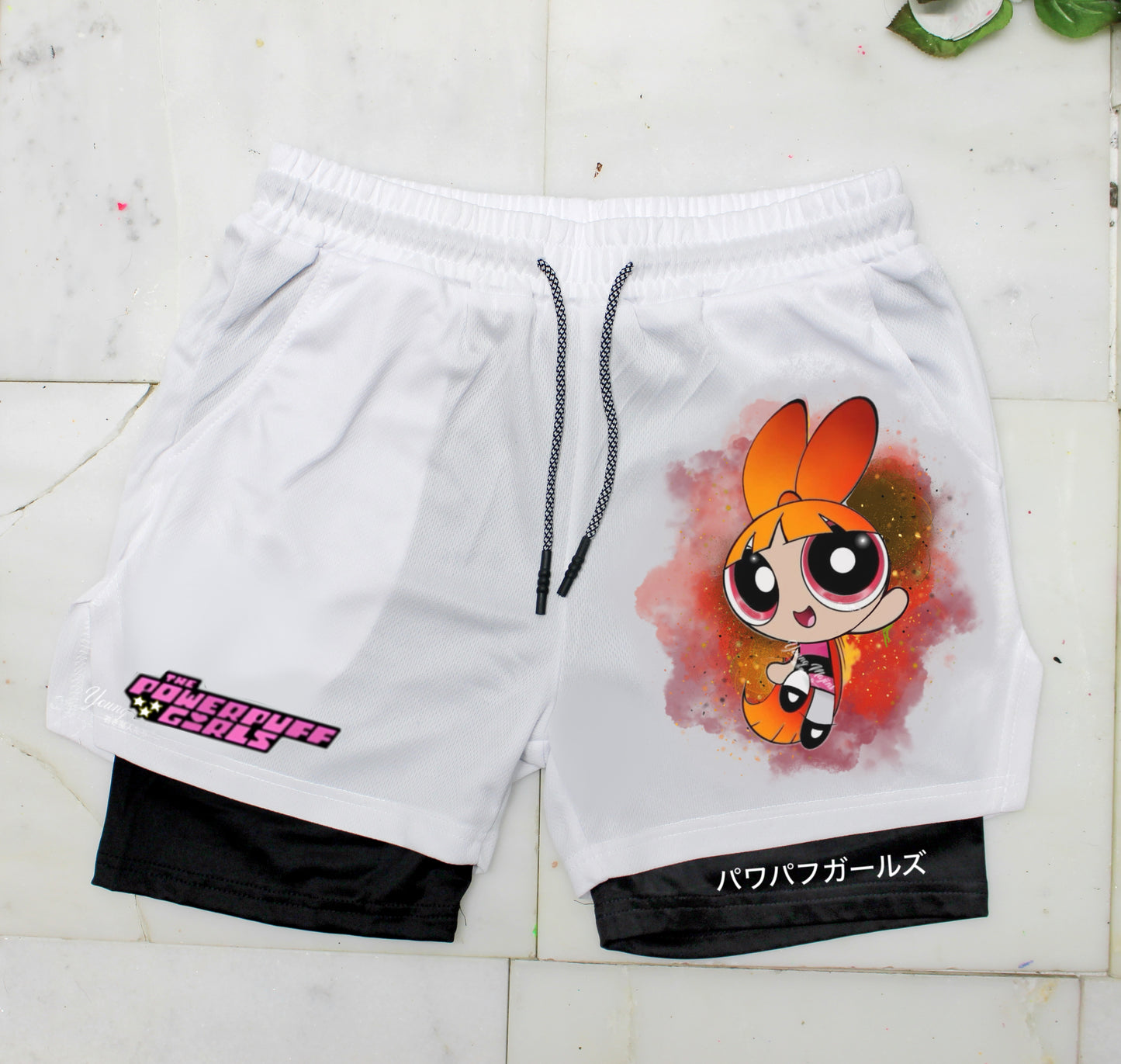 Blossom "PowerPuff" Gym Shorts