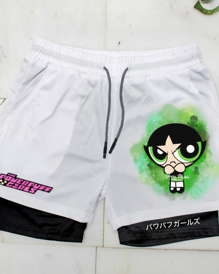 Buttercup "PowerPuff" Gym Shorts