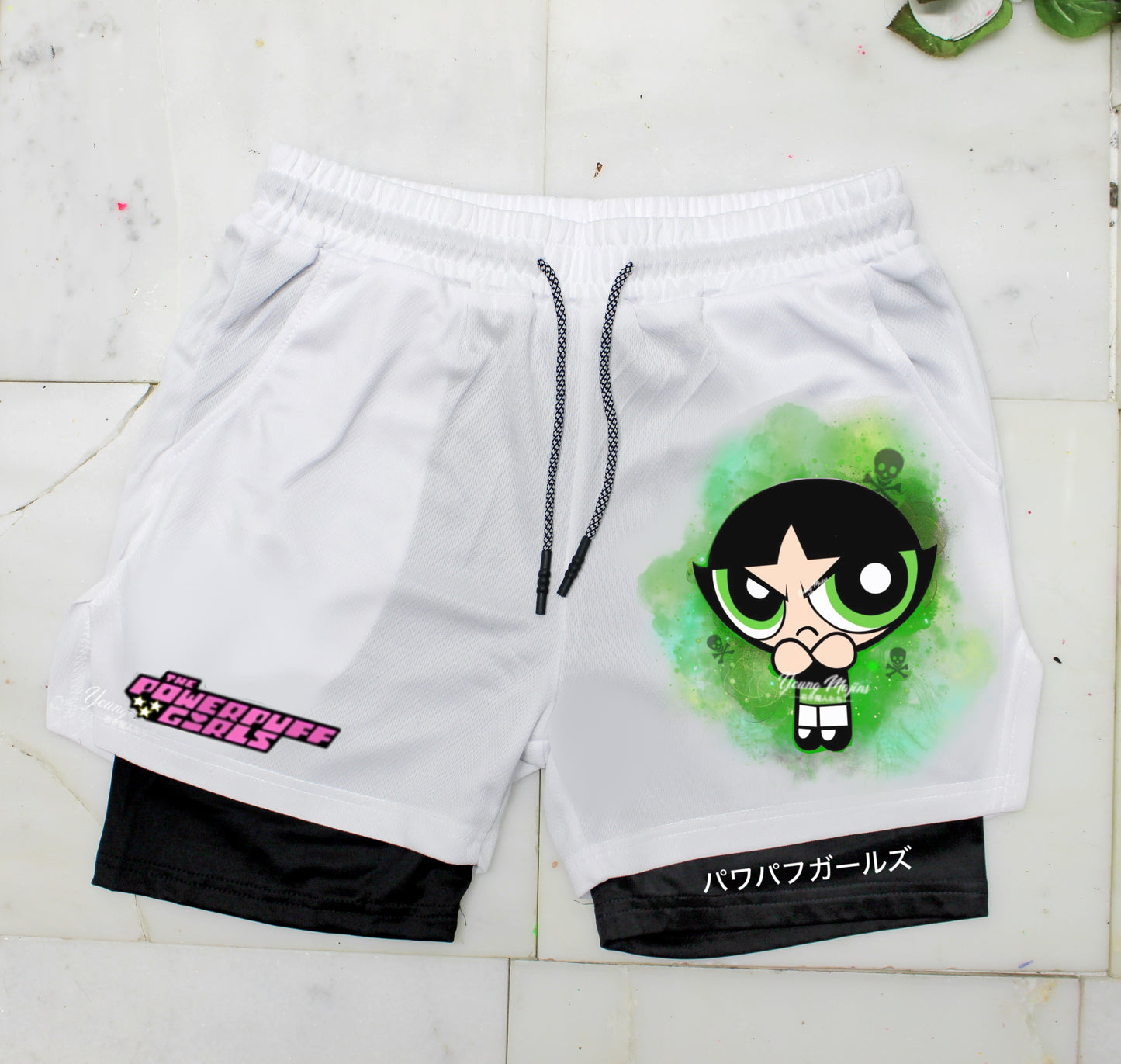 Buttercup "PowerPuff" Gym Shorts