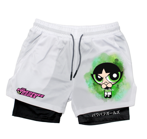 Buttercup "PowerPuff" Gym Shorts