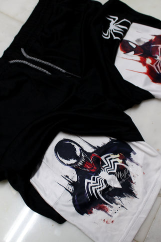 Spiderman VS. VENOM "Gym Shorts"