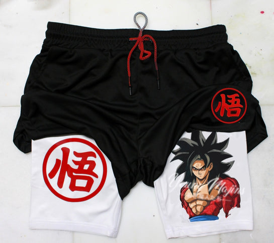 Ss 4 Goku "Gym" Shorts