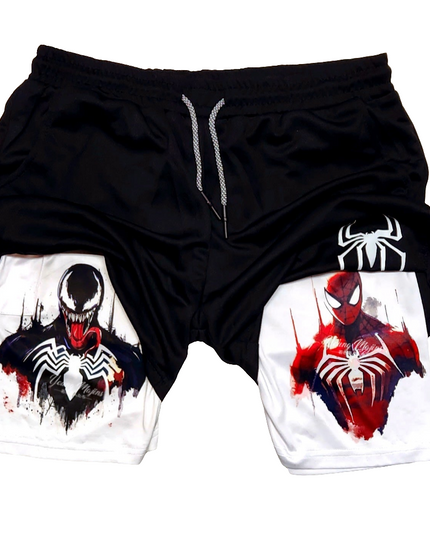 Spiderman VS. VENOM "Gym Shorts"