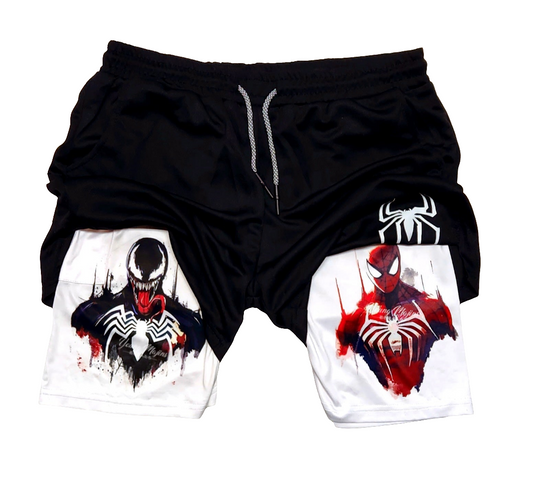 Spiderman VS. VENOM "Gym Shorts"