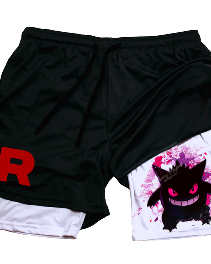 GENGAR "Team Rocket "Gym Shorts