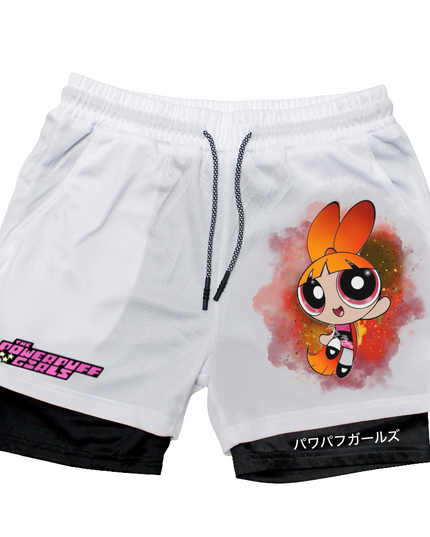Blossom "PowerPuff" Gym Shorts