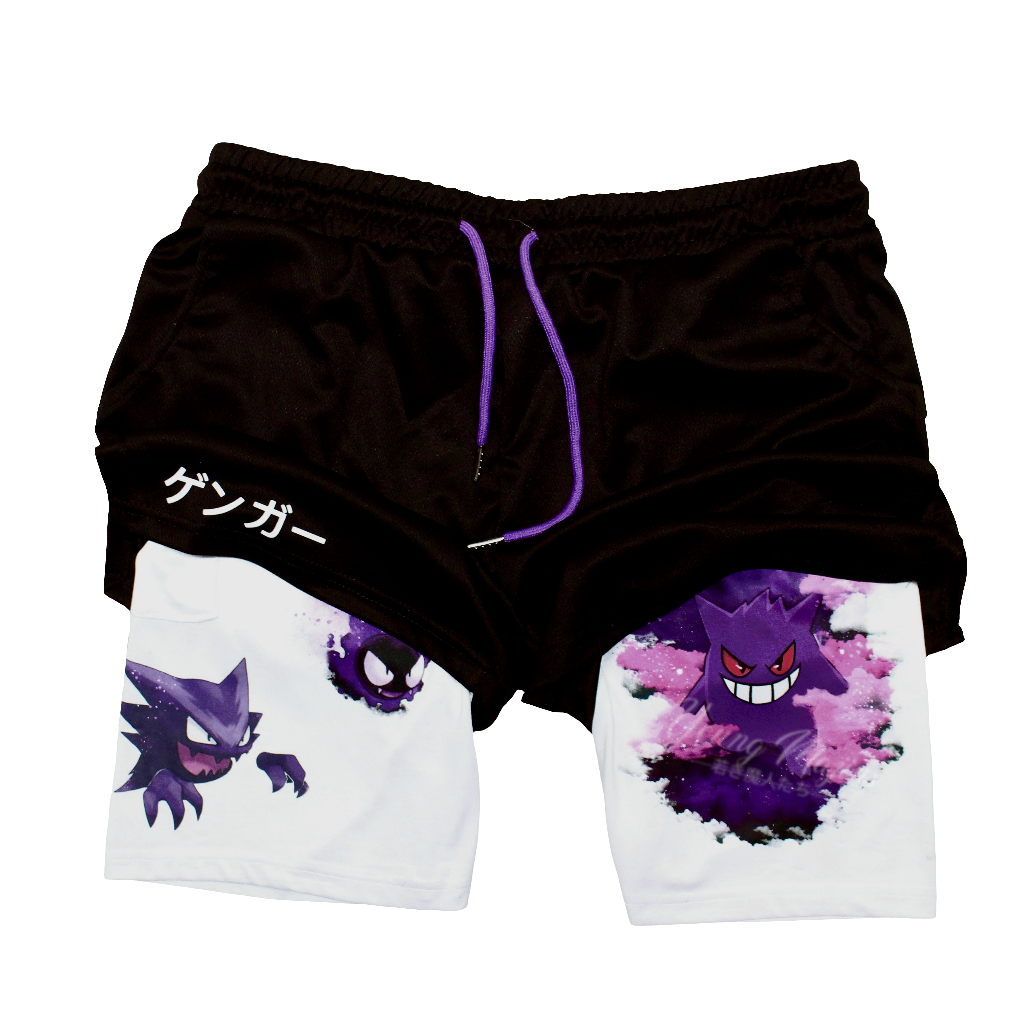 GENGAR "Dream Eater "Gym Shorts
