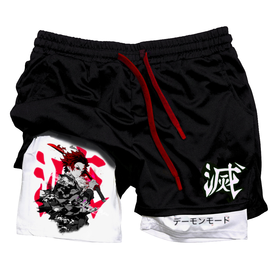 Tanjiro "Anime × Gym" Shorts