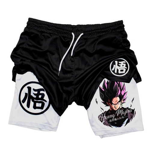 Goku Black Rose "Anime" Gym Shorts