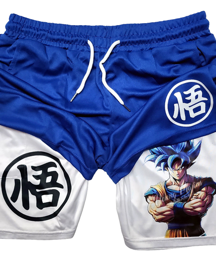 Ss Blue Goku "Anime Gym" Shorts