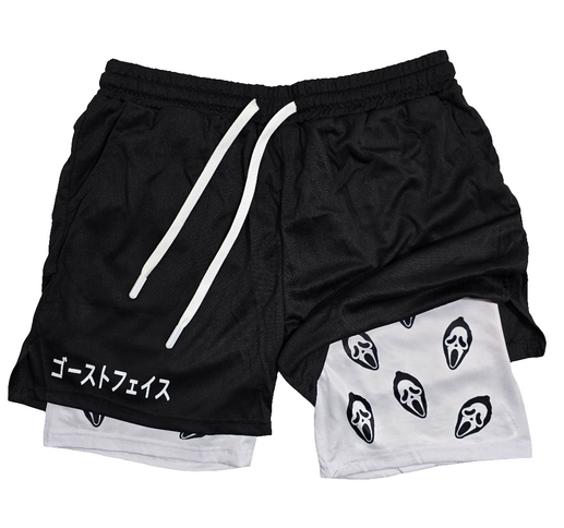 Ghost Face " Halloween" Gym Shorts