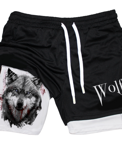 Stay Hungry "WOLF" Gym Shorts
