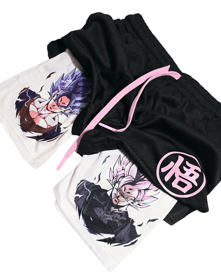 Ss Rose Vs. Ss Blue Vegito "Anime" Gym Shorts