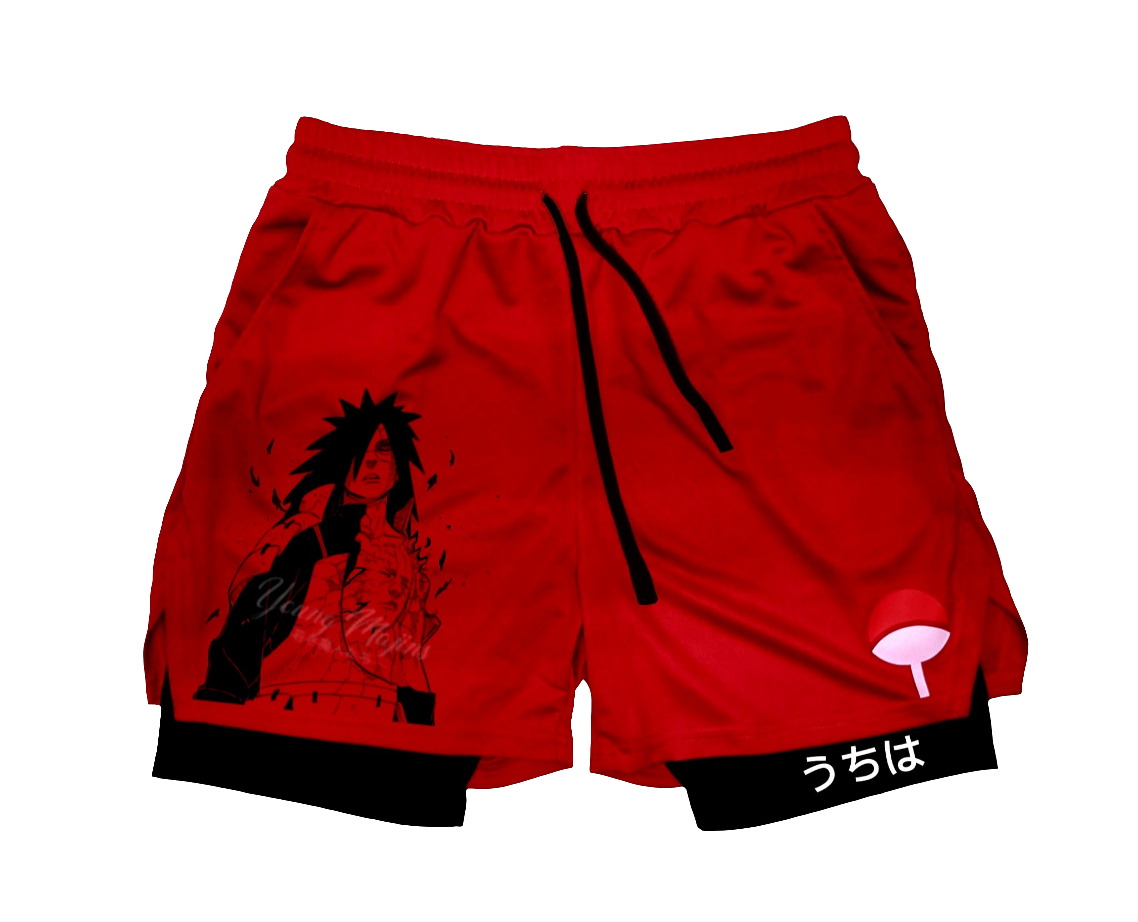 Madara "Ghost of the Uchiha Gym Shorts