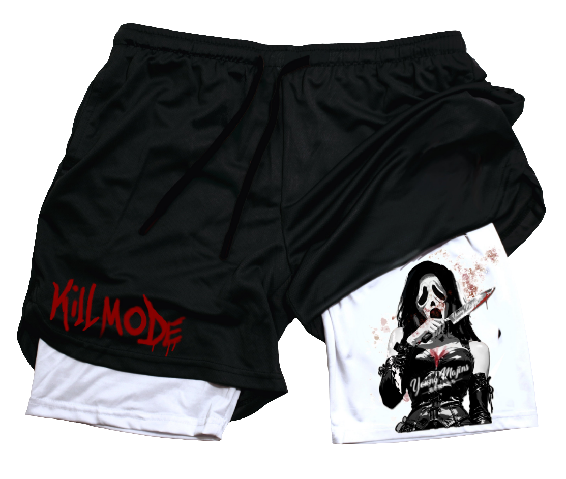 Killa Mode" Gym Shorts