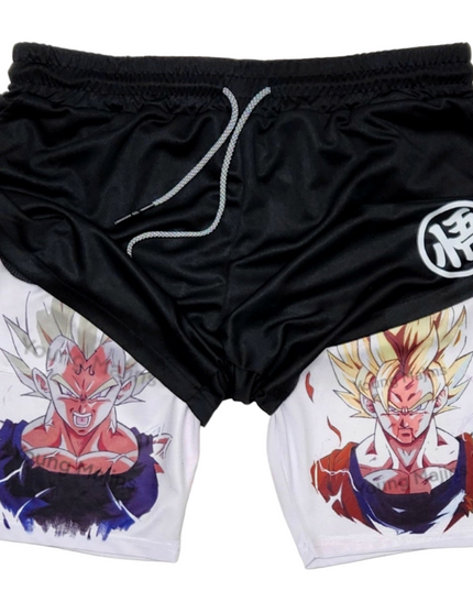 Goku VS Vegeta "Anime × Gym" Shorts