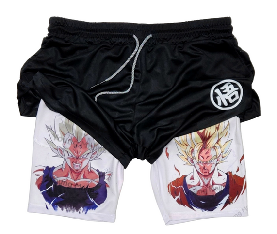 Goku VS Vegeta "Anime × Gym" Shorts