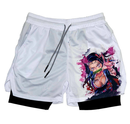 Ne.zuko "Anime × Gym" Shorts