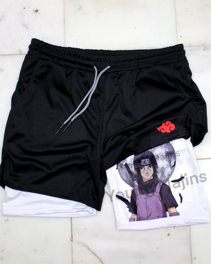 Anbu Itachi Gym Shorts