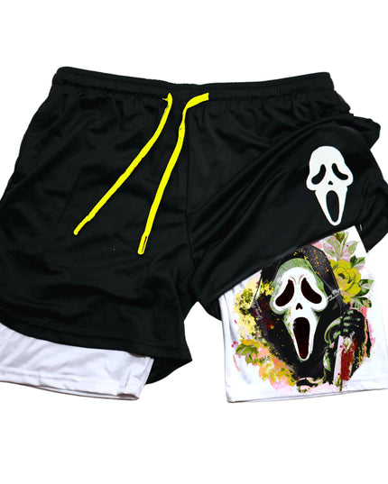 Ghost Face " Rose" Gym Shorts