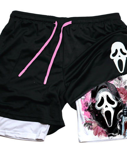 Ghost Face " Rose" Gym Shorts