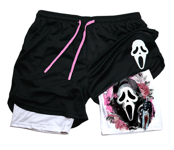 Ghost Face " Rose" Gym Shorts