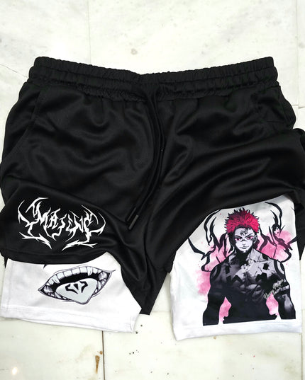 Sukuna "Anime × Gym" Shorts