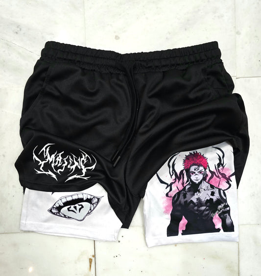 Sukuna "Anime × Gym" Shorts