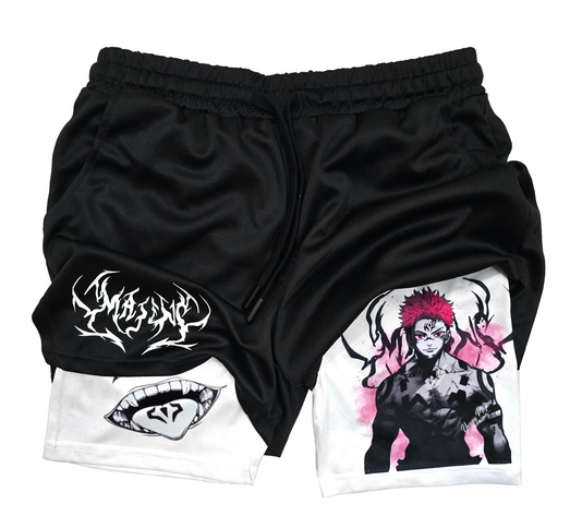 Sukuna "Anime × Gym" Shorts