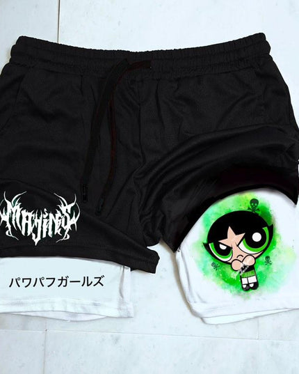 Buttercup "PowerPuff" Gym Shorts