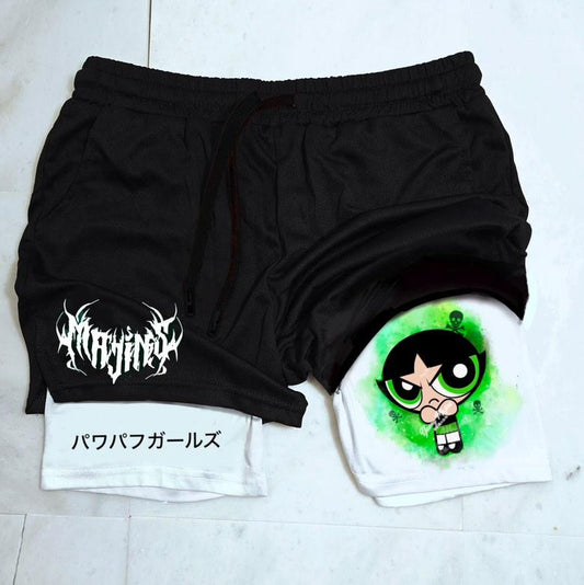 Buttercup "PowerPuff" Gym Shorts