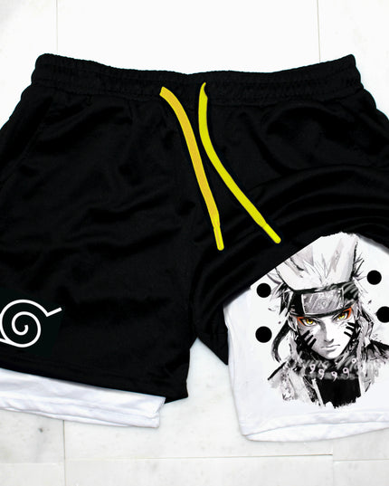 Naruto" 6ix Paths "Gym Shorts"
