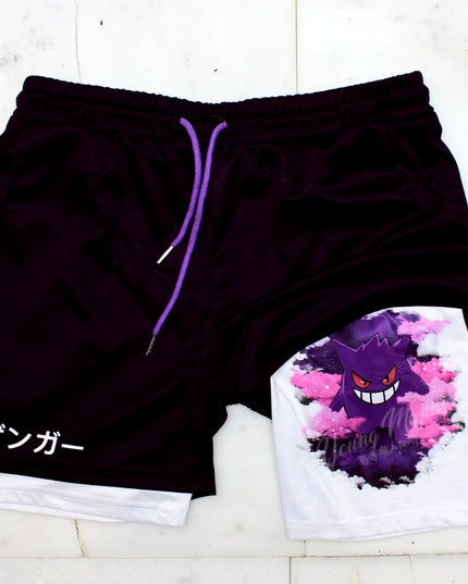 GENGAR "Dream Eater "Gym Shorts