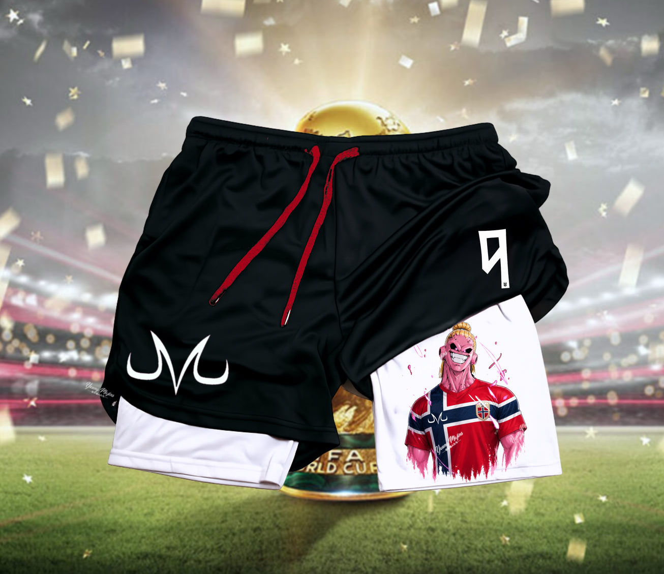 Majin Haala Nd " 9 "world cup Shorts
