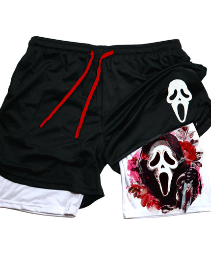 Ghost Face " Rose" Gym Shorts