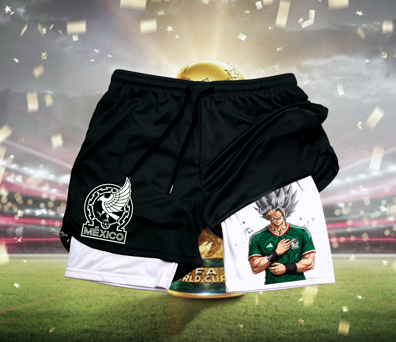 Gohan " Mexico "world cup Shorts