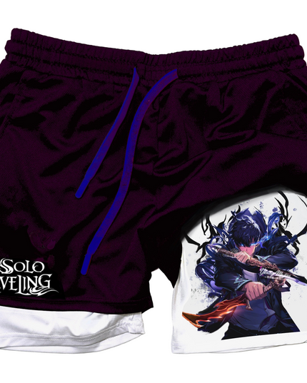 Solo Leveling  "Anime" Gym Shorts