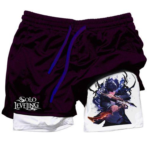 Solo Leveling  "Anime" Gym Shorts