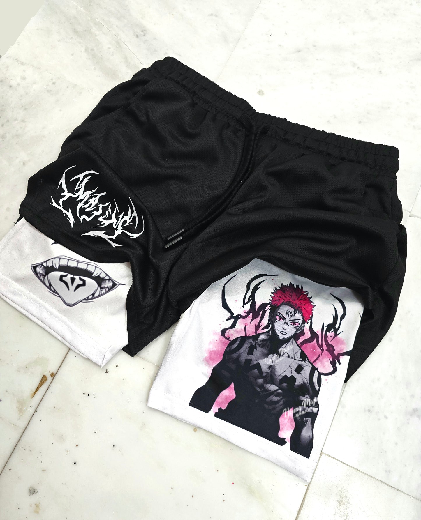 Sukuna "Anime × Gym" Shorts