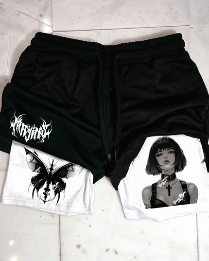 Gothic Gym Shorts
