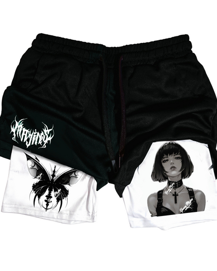 Gothic Gym Shorts