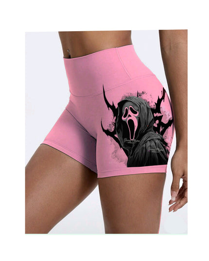 Ghost Face Highwaist Shorts