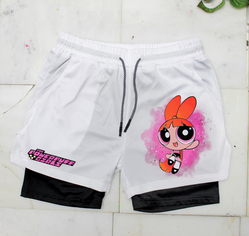 Blossom "PowerPuff" Gym Shorts