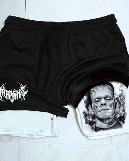 Frankestein Gym Shorts