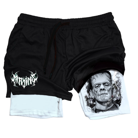 Frankestein Gym Shorts